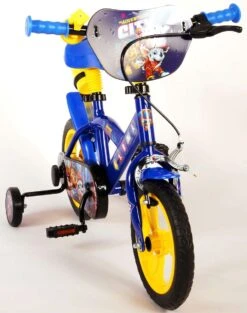 Nickelodeon Paw Patrol Kinderfiets - Jongens - 12 Inch - Blauw/Geel - Doortrapper -Optimaal Fietsenreeksen Winkel 947x1200