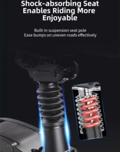 F-Wheel DYU A5 - Elektrische Vouwfiets - E Bike - 14 Inch - 7.5 Ah - 25km/u - Zwart -Optimaal Fietsenreeksen Winkel 952x1200 1