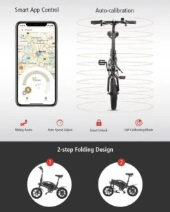 Matrix E Bike - Kugoo B2 Pro - Elektrische Opvouwbare Fiets/step 14 Inch 400W - Met Trappers - Snelheid Max. 45 Km/u -Optimaal Fietsenreeksen Winkel 967x1200