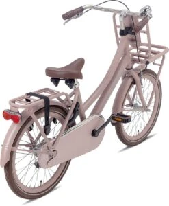 Valetta Cargo - Transportfiets - Meisjesfiets - 20 Inch - Mat Flamingo -Optimaal Fietsenreeksen Winkel 987x1200 1